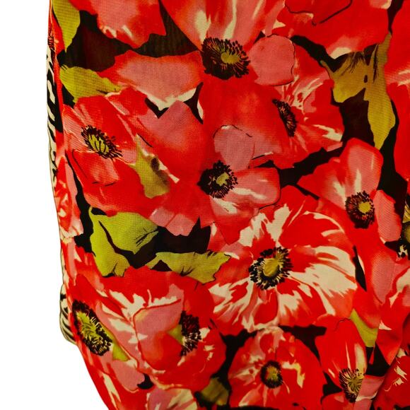 Josie Natori floral cropped sleeping pants size medium - Picture 3 of 6